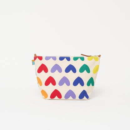 XLarge Convertible Pouch - Lots of Love Rainbow