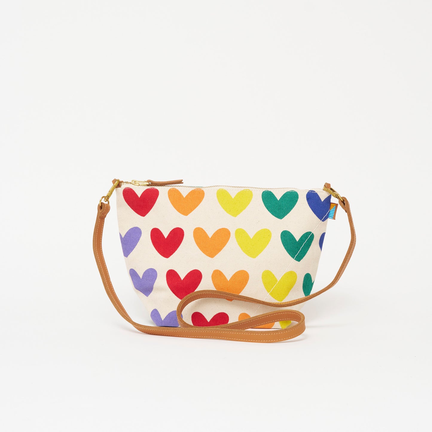 XLarge Convertible Pouch - Lots of Love Rainbow