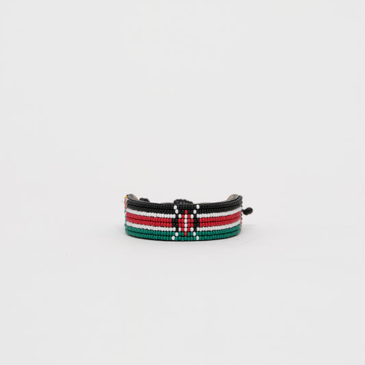 Kenyan Flag Bracelet