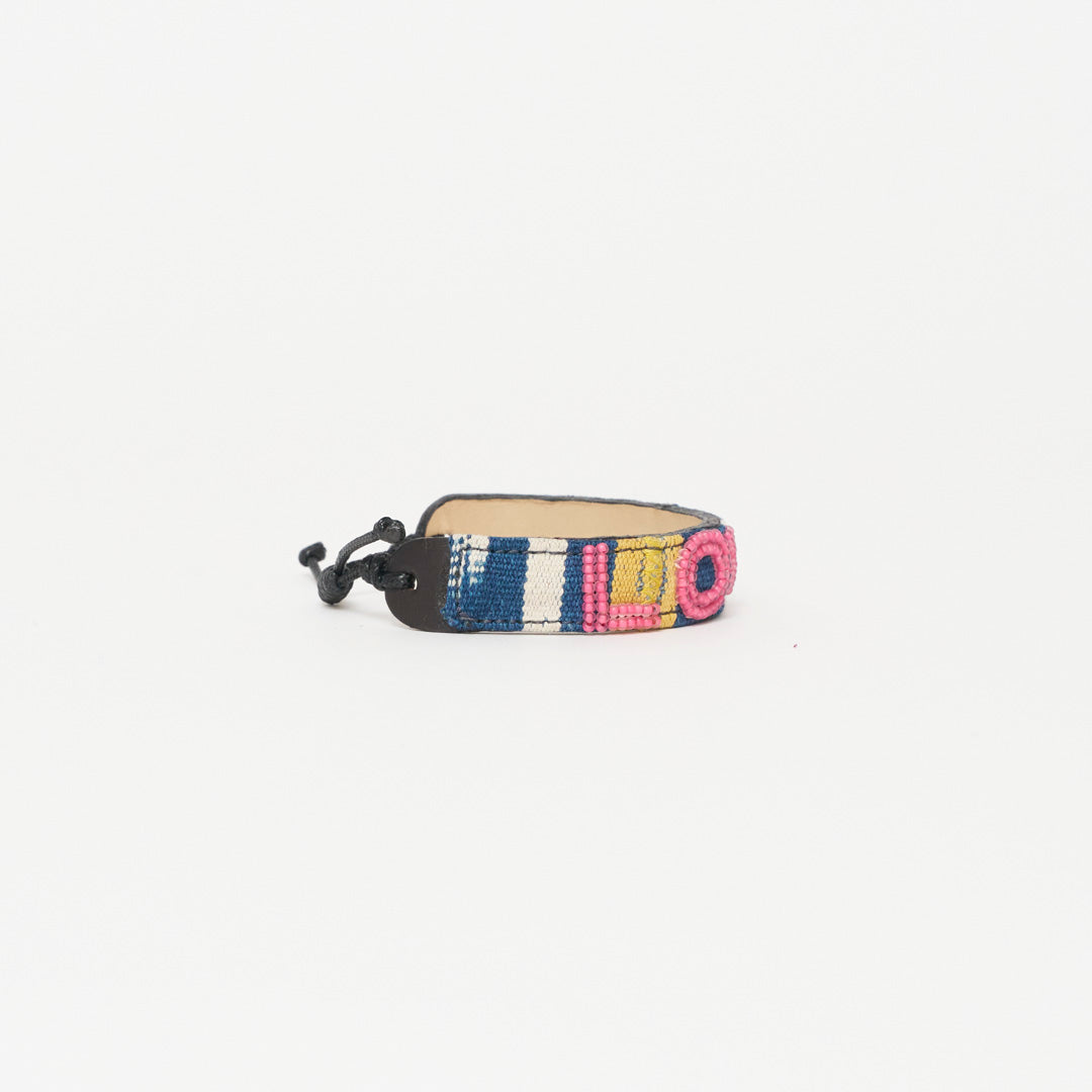 Mara Baule LOVE Bracelet - Summer Pink