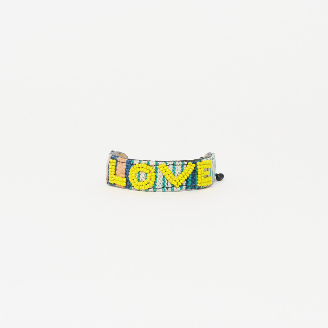 Mara Baule LOVE Bracelet - Yellow