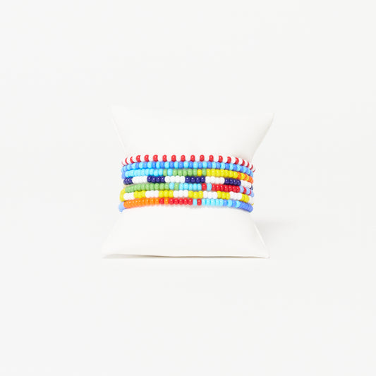 Elastic Bracelet Pack - Rainbow Mix