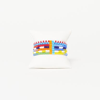 Elastic Bracelet Pack - Rainbow Mix