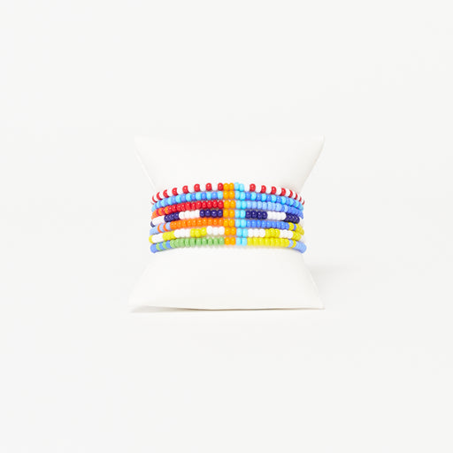 Elastic Bracelet Pack - Rainbow Mix lifestyle image
