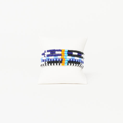 Elastic Bracelet Pack - Blue/White Multi lifestyle image