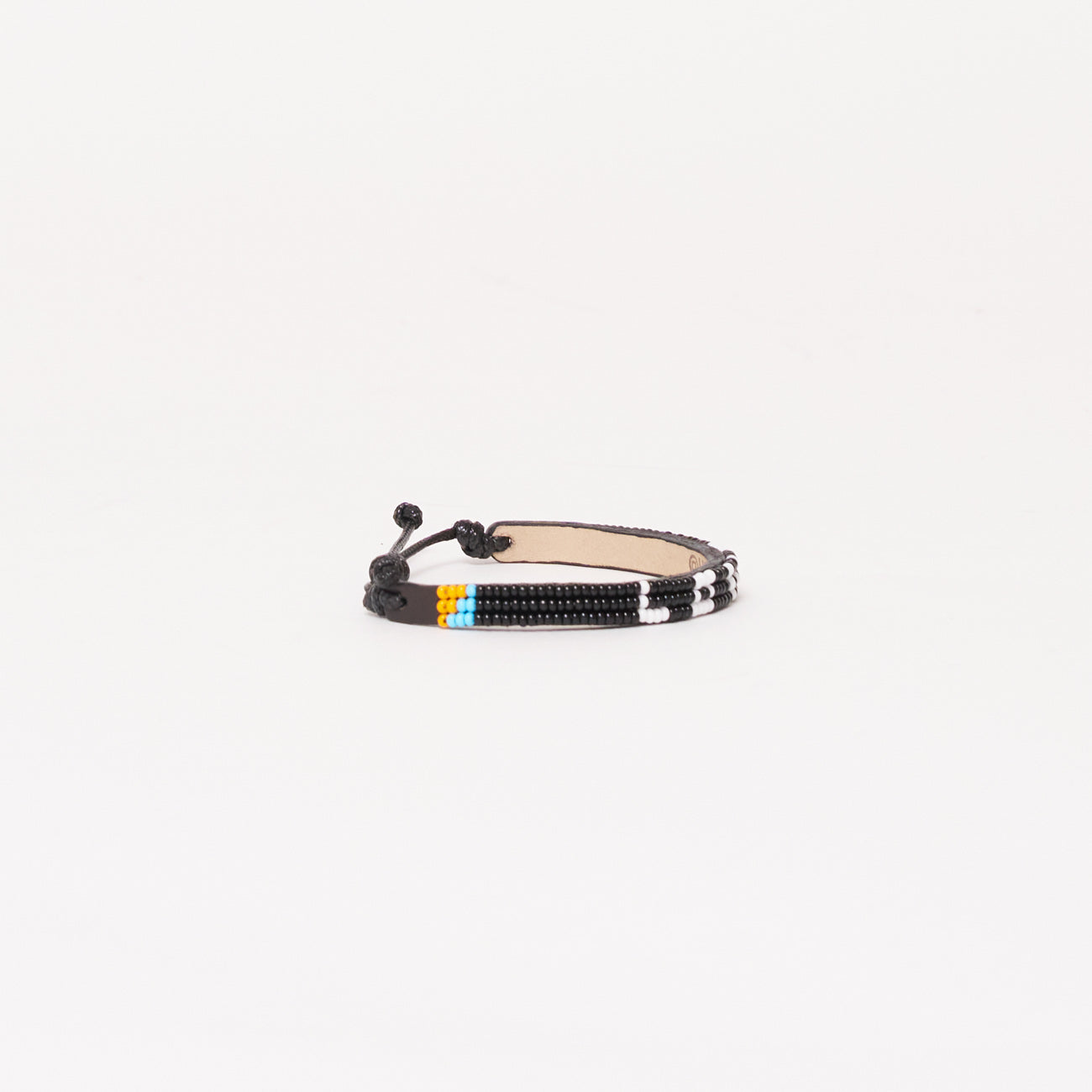 Skinny LOVE Bracelet - Black/White