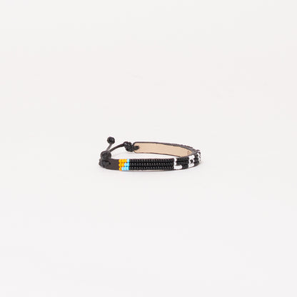 Skinny LOVE Bracelet - Black/White