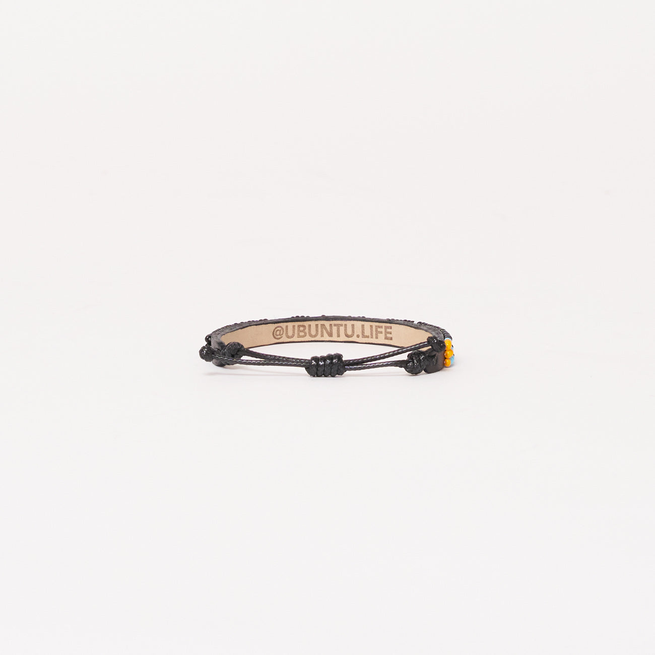 Skinny LOVE Bracelet - Black/White