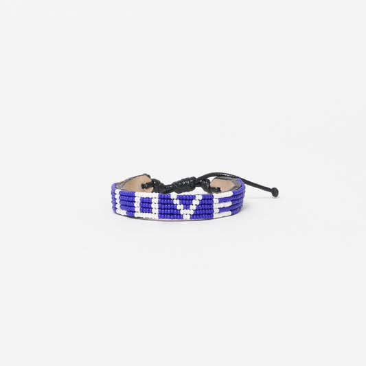 LOVE Bracelet - Royal/White