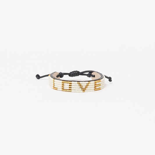 LOVE Bracelet - Pearl/Gold