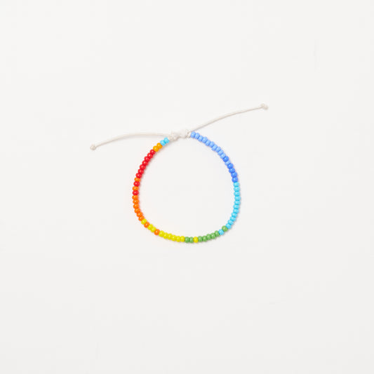 Single Strand Bracelet - Rainbow Blocked