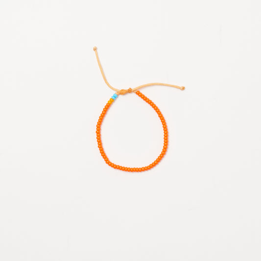 Single Strand Bracelet - Orange