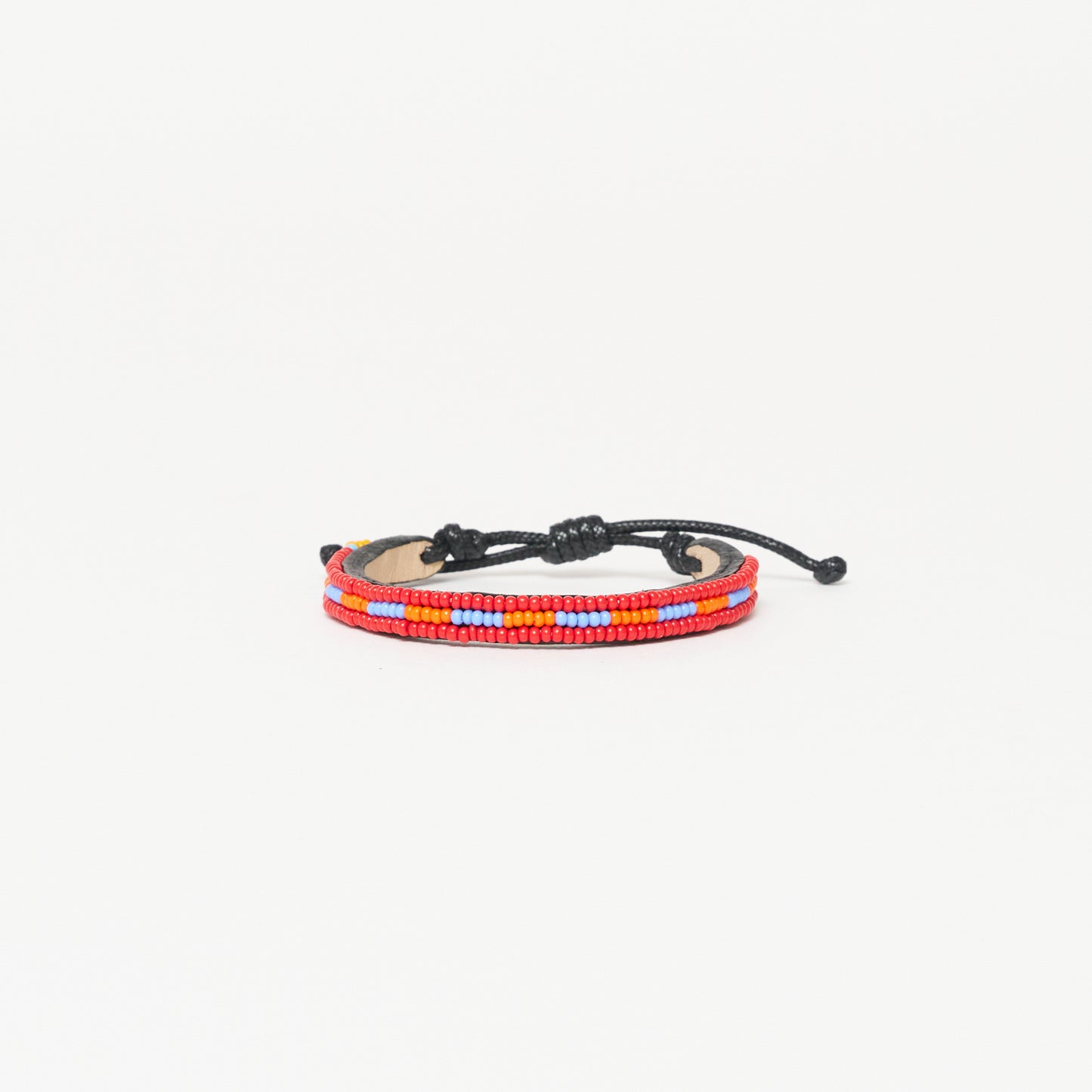 Skinny Nija Bracelet - Red/Blue Multi