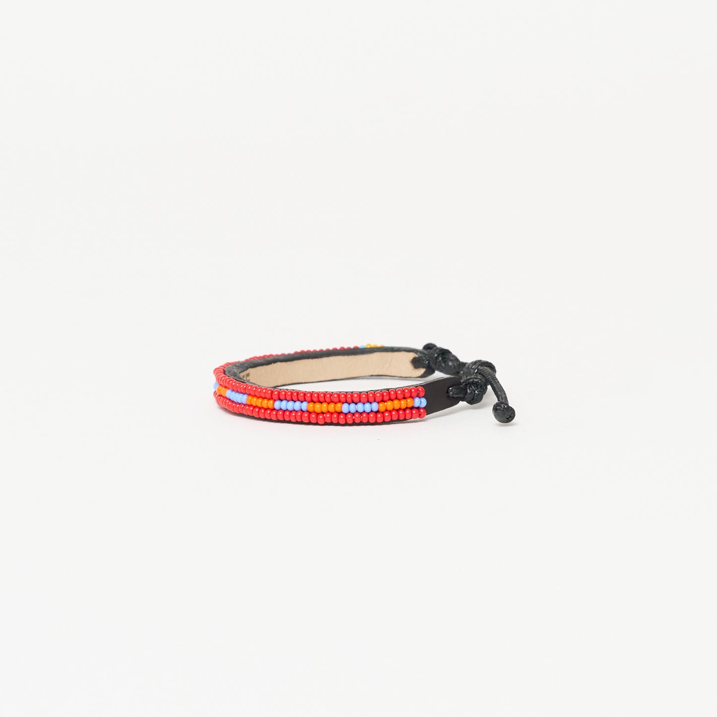 Skinny Nija Bracelet - Red/Blue Multi