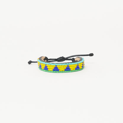 Piramidi Bracelet - Yellow/Blue Multi