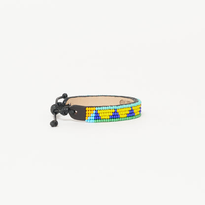 Piramidi Bracelet - Yellow/Blue Multi