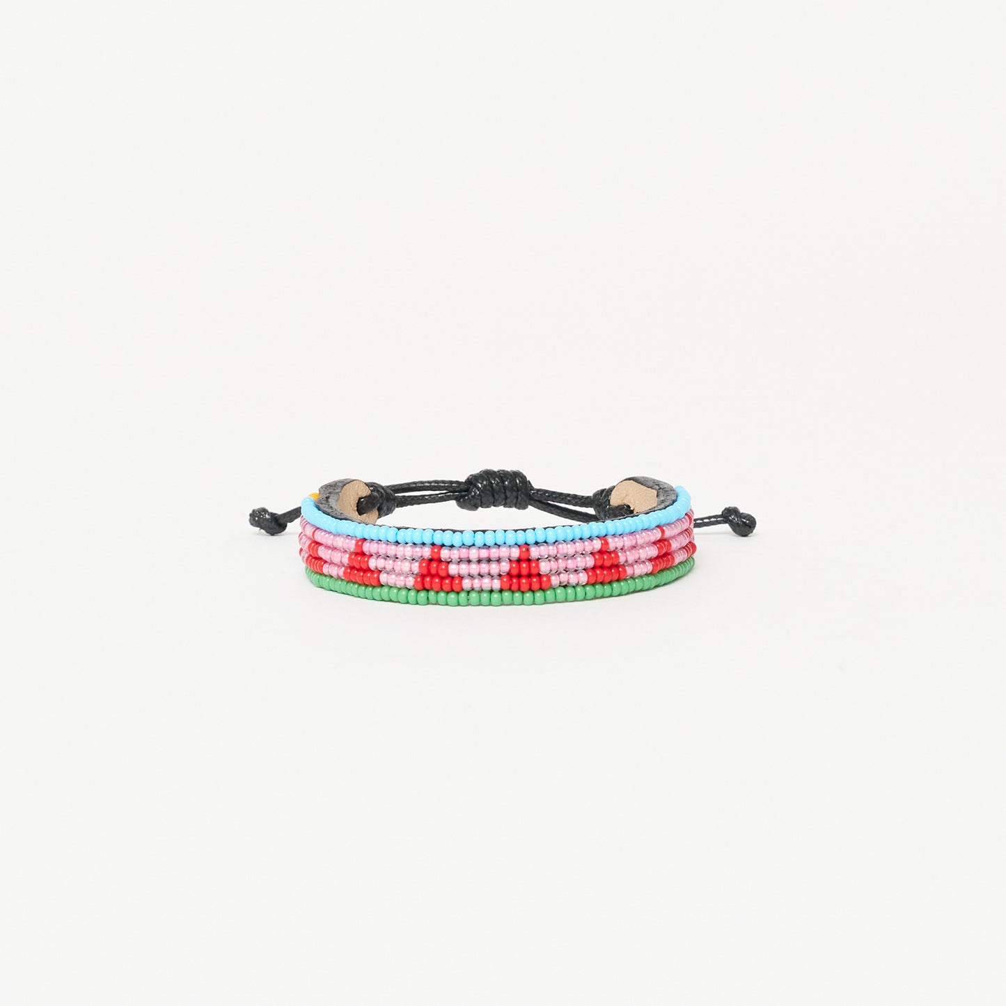 Piramidi Bracelet - Pink/Red Multi