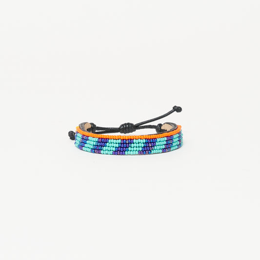 Mstari Bracelet - Blue/Turquoise Multi