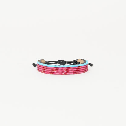 Mstari Bracelet - Rose/Ruby Multi