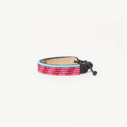 Mstari Bracelet - Rose/Ruby Multi