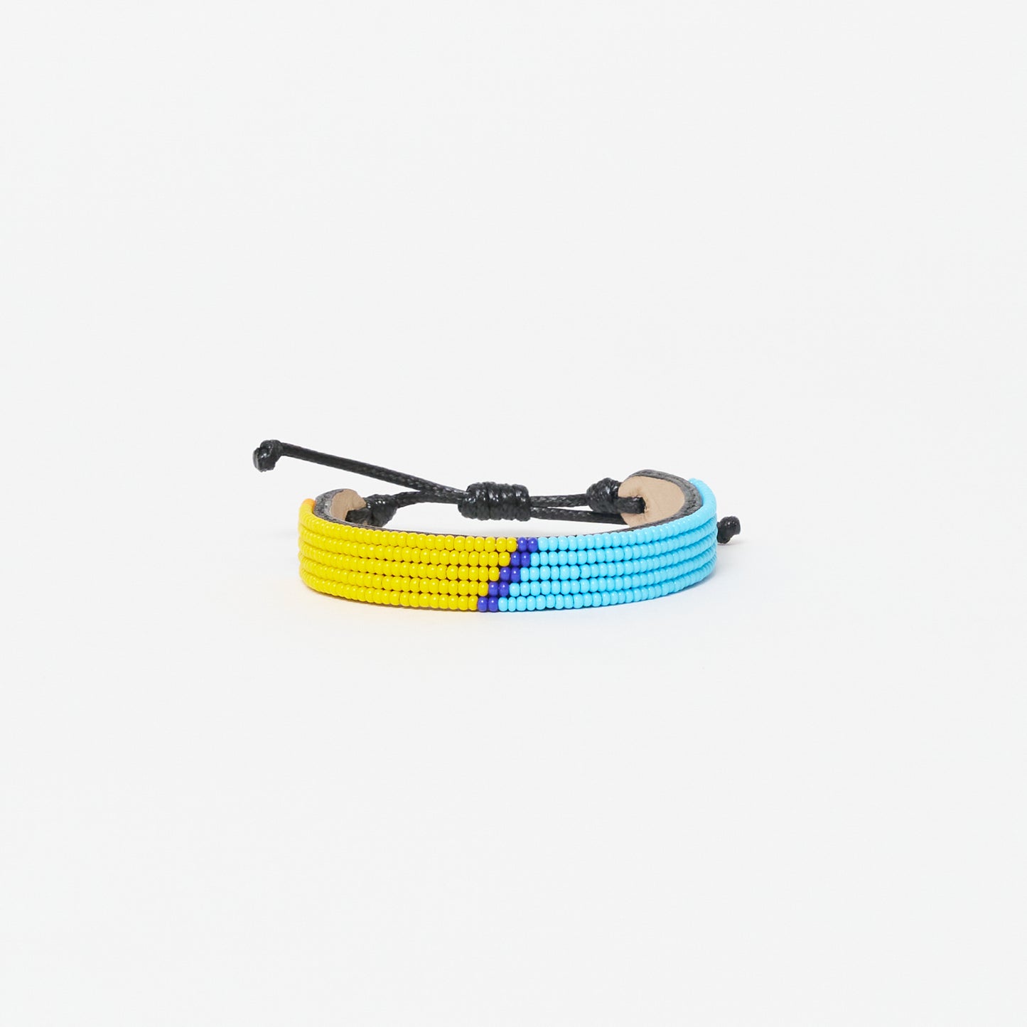 FINAL SALE: XLarge Tribal Bracelet - Yellow/Royal/Turquoise