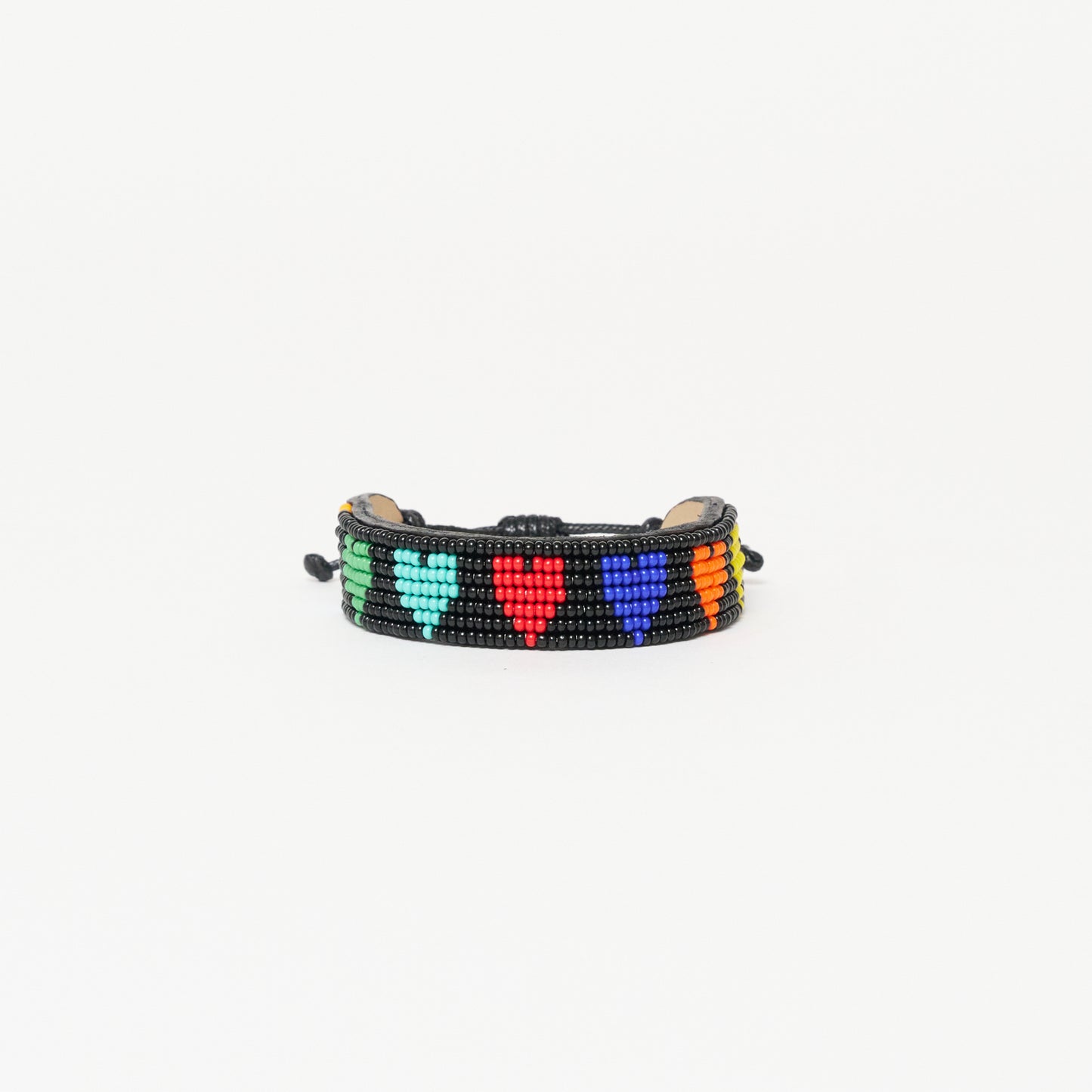 Mara Bracelet - Black Multi Hearts