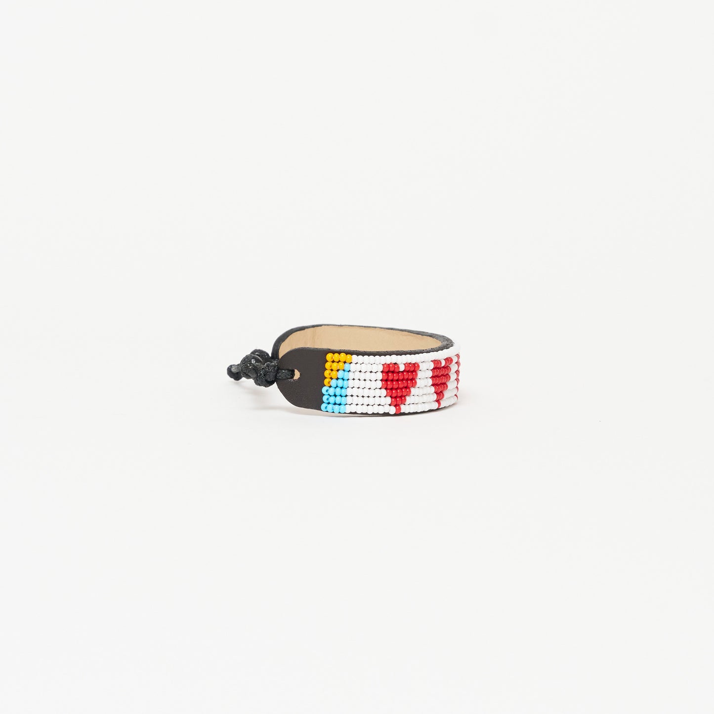 Mara Heart Bracelet - White/Red