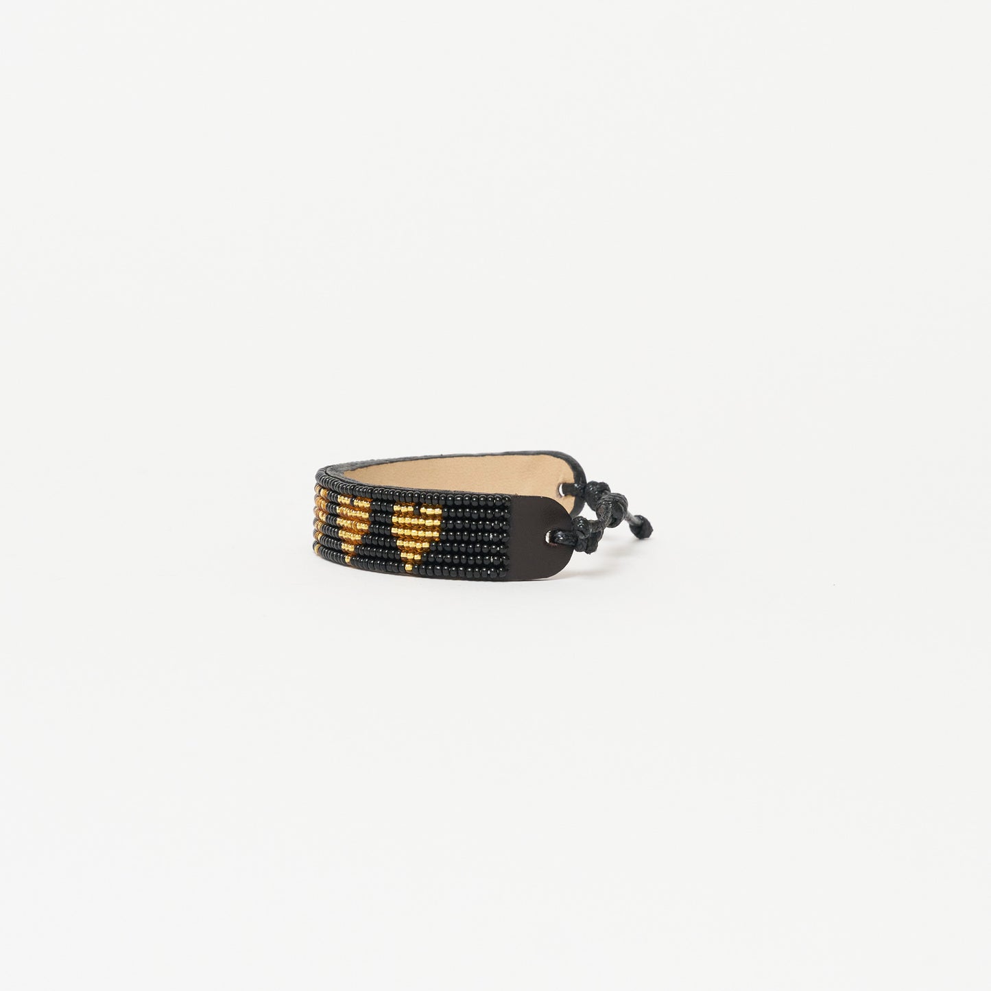 Mara Heart Bracelet - Black/Gold