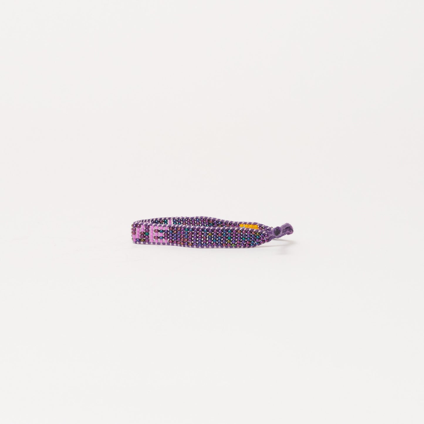 Woven LOVE Bracelet - Amethyst/Purple