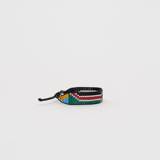 Woven Kenya Flag Bracelet lifestyle image