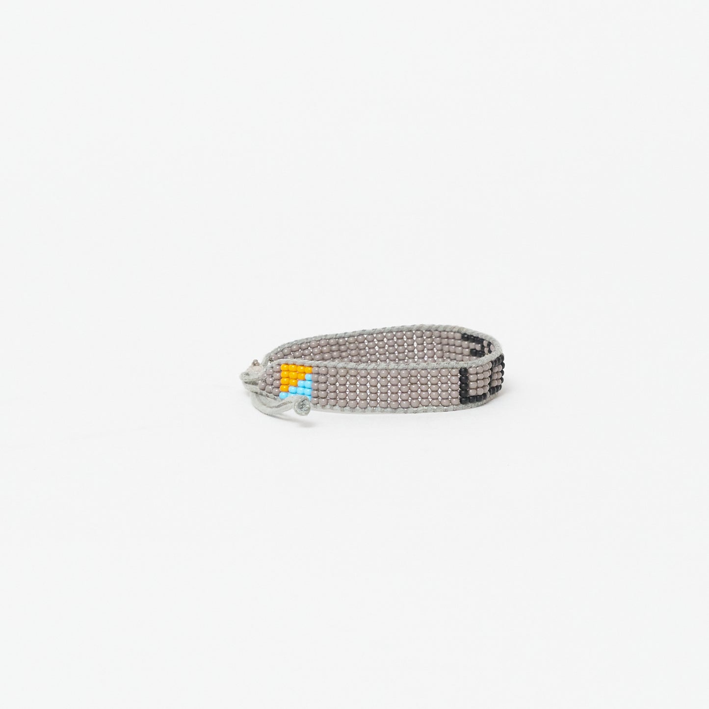 FINAL SALE: XLarge Woven LOVE Bracelet - Gray/Black