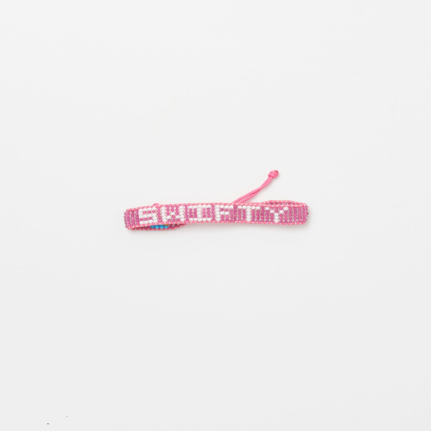 Woven SWIFTY Bracelet -  Pink/White