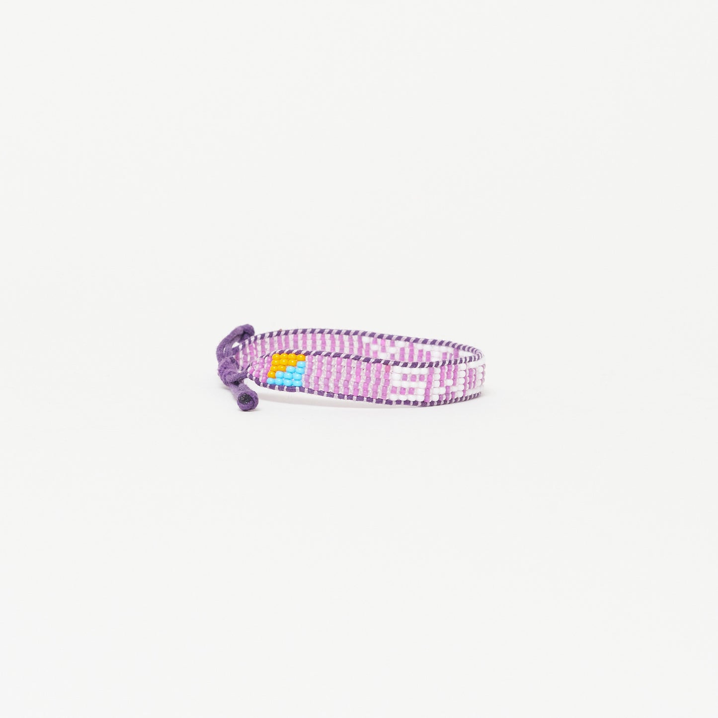 Woven SWIFTY Bracelet -  Lavendar/White