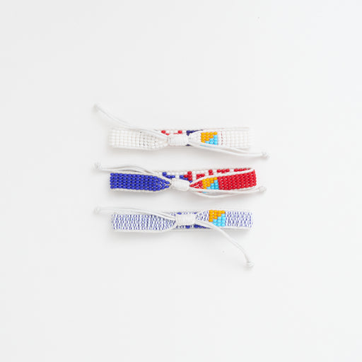 LOVE, PEACE, VOTE Woven Pack - Red, White & Blue lifestyle image