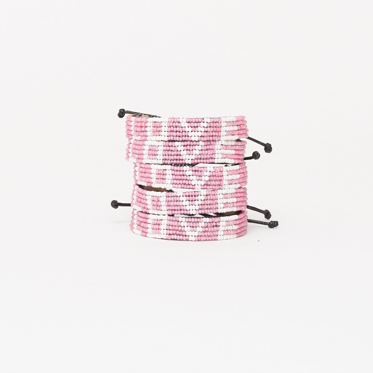 LOVE Bracelet Bundle - Pearly Pink/White