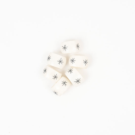 Bone Napkin Rings - Stars