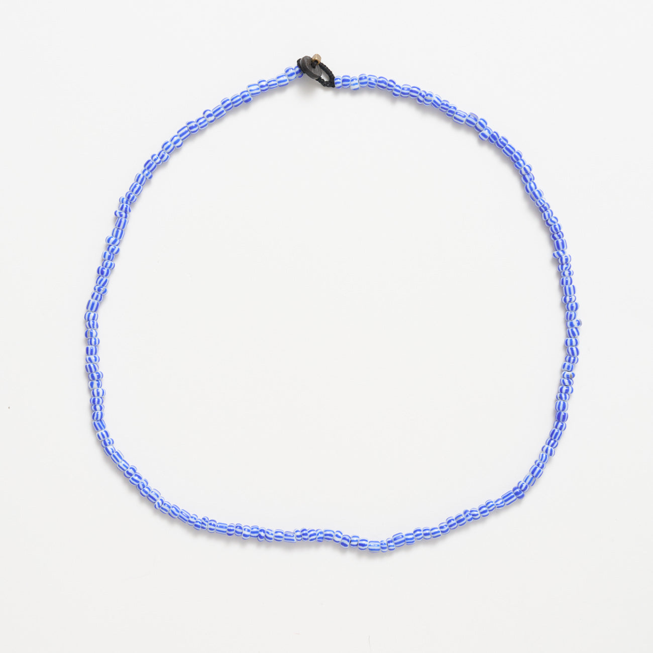 FINAL SALE: Single Strand Solid Necklace - Medium Blue