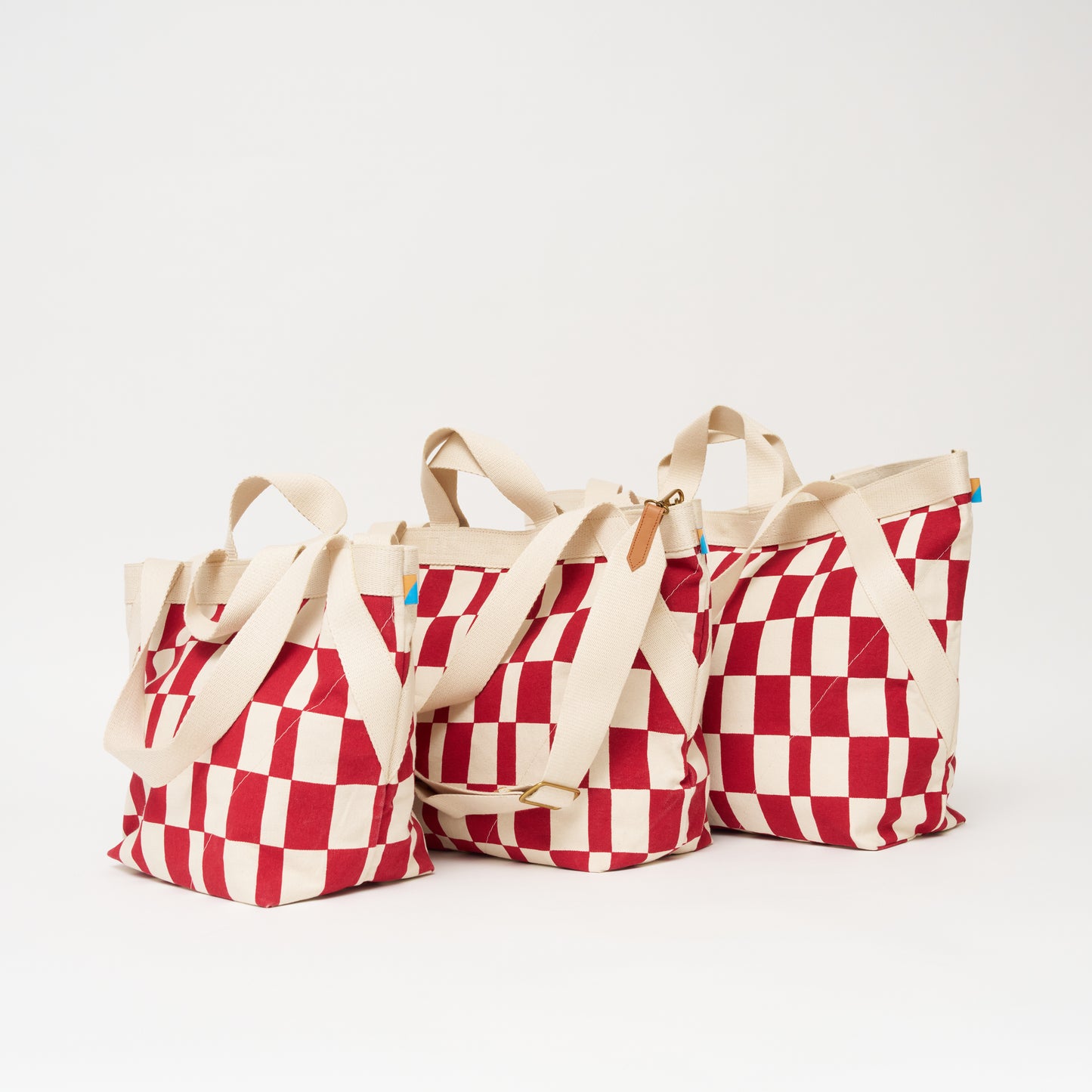 Karibu Tote - XLarge - Cherry Checker