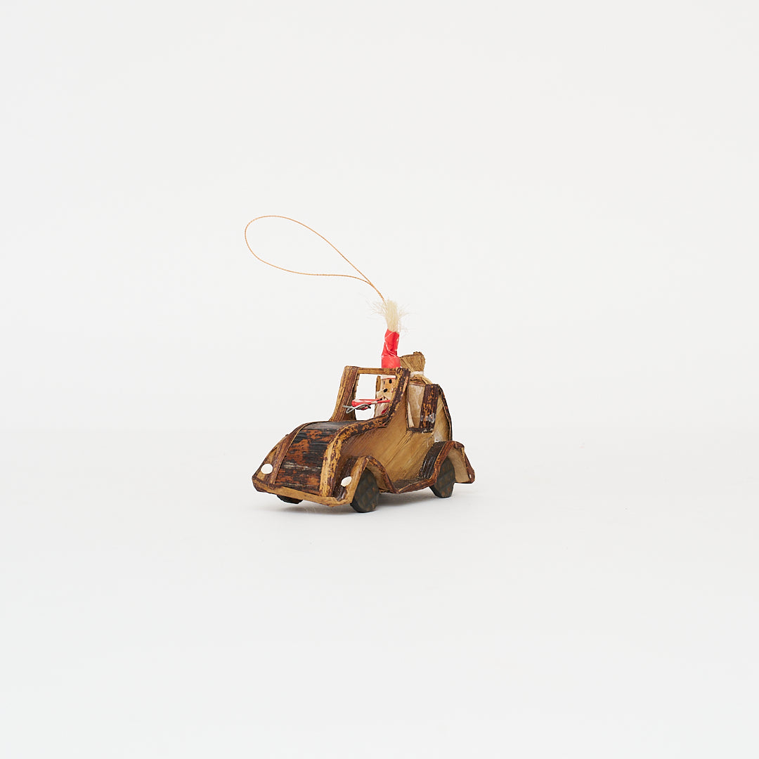 Santa Sleigh Ornament