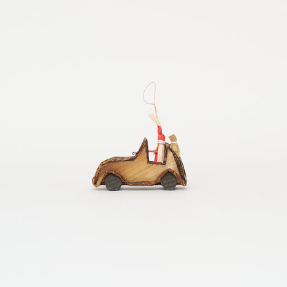 Santa Sleigh Ornament