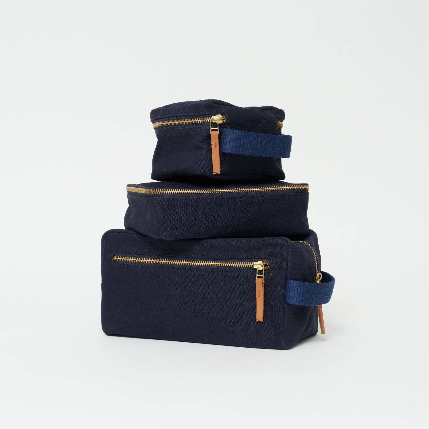 FINAL SALE: Rectangular Travel Pouch - Navy