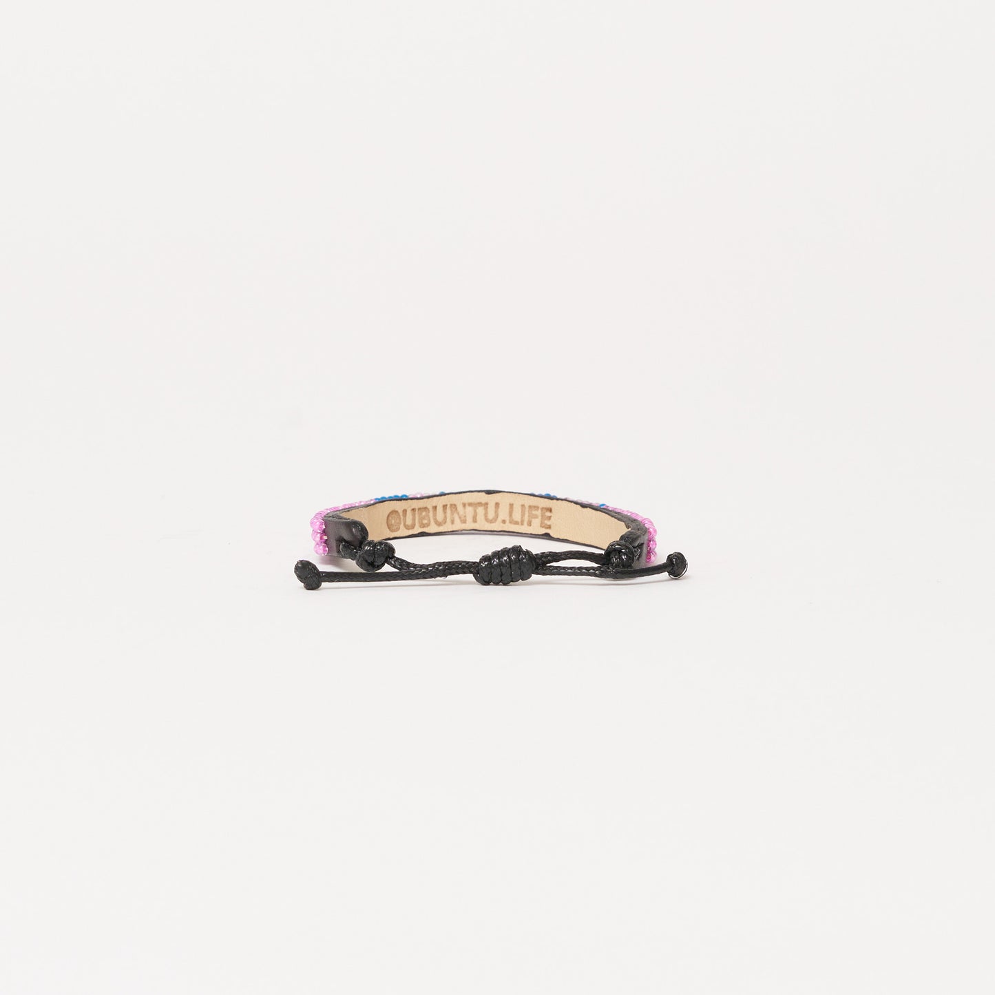 Skinny LOVE Bracelet - Pearly Pink/Denim