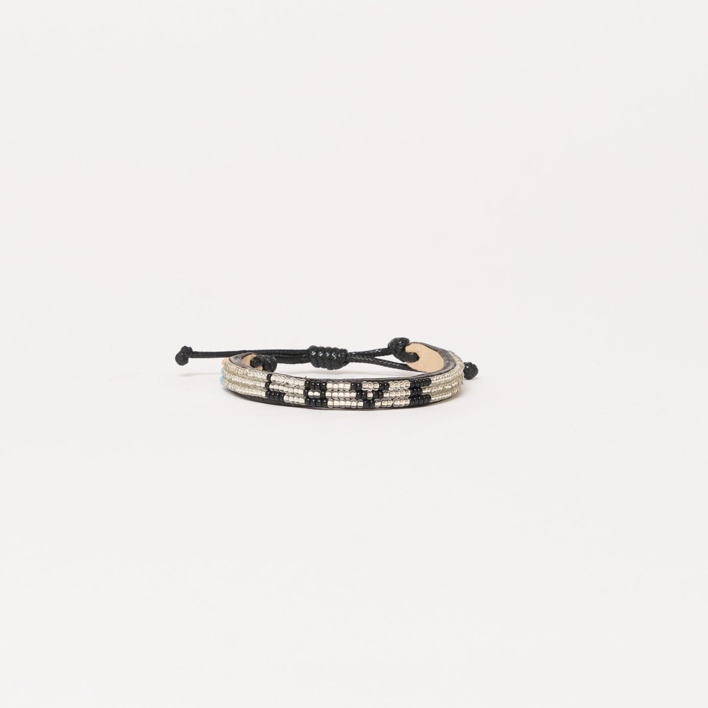 Skinny LOVE Bracelet - Silver/Black