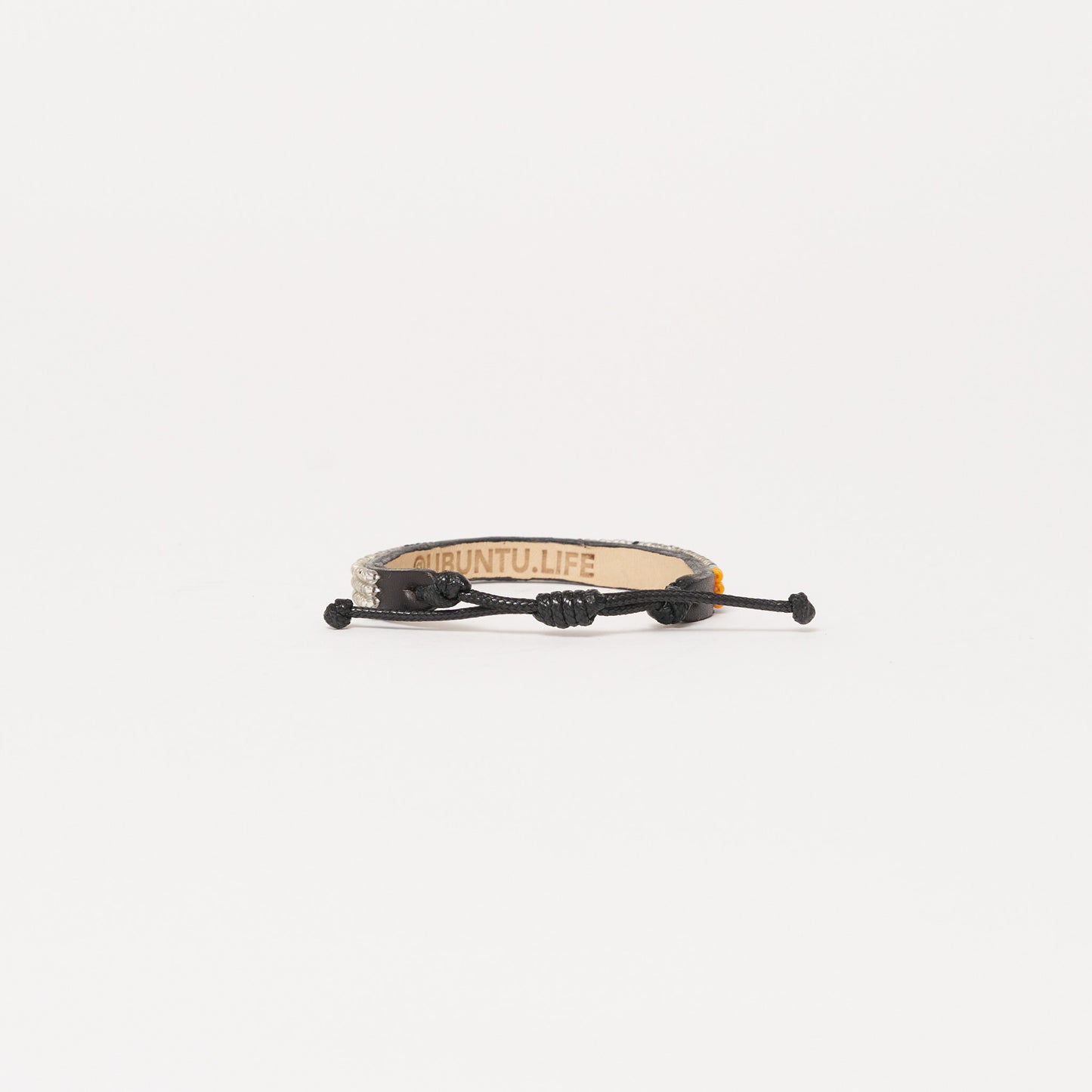 Skinny LOVE Bracelet - Silver/Black