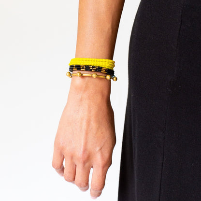 Single Strand Bracelet - Yellow