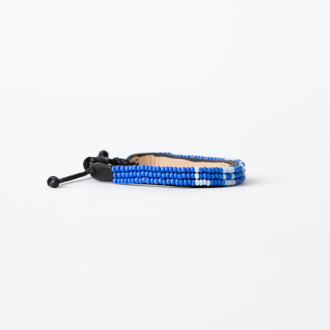 Skinny LOVE Bracelet - Cobalt/Light Blue