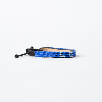 Skinny LOVE Bracelet - Cobalt/Light Blue