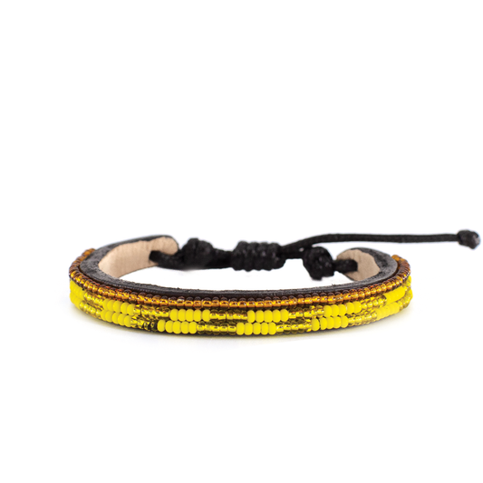 FINAL SALE: Skinny Mstari Bracelet - Yellow/Gold