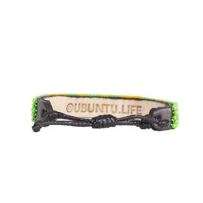 FINAL SALE: LOVE Bracelet - Green/Orange