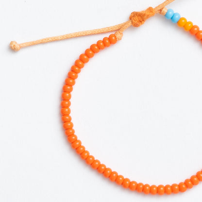 Single Strand Bracelet - Orange